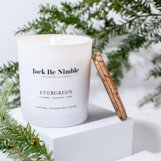 5.5 oz Evergreen Scented Soy Candle